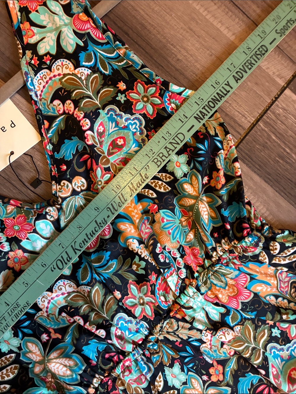Boho Silky Floral Tiered Maxi Dress - Black/Multi-Colored- Size Small- NWT - Picture 7 of 13